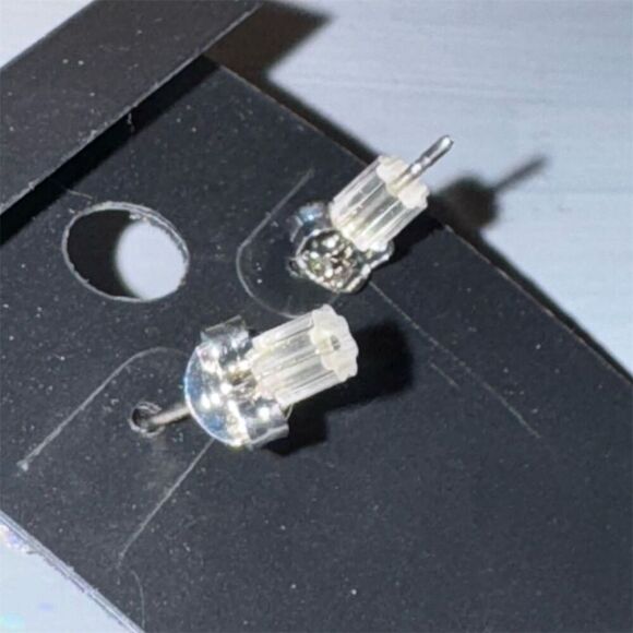 8mm Sparkling Color Full Rhinestone Bead, Elegant Iridescent Disco Ball Earrings - Picture 8 of 9